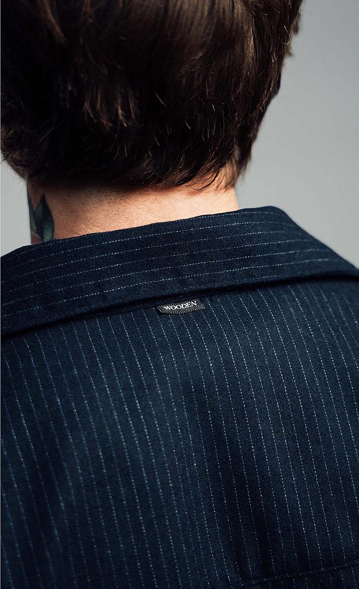 Veste homme Wooden Store Balera coloris bleu, autre angle