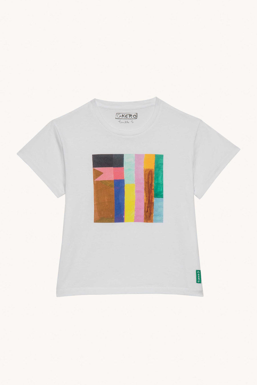 G.KERO - T-SHIRT BAUHAUS BABY MULTICOLORE