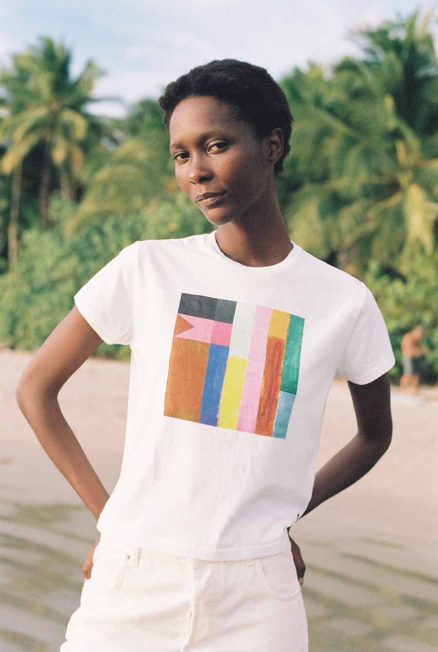 G.KERO - T-SHIRT BAUHAUS BABY MULTICOLORE