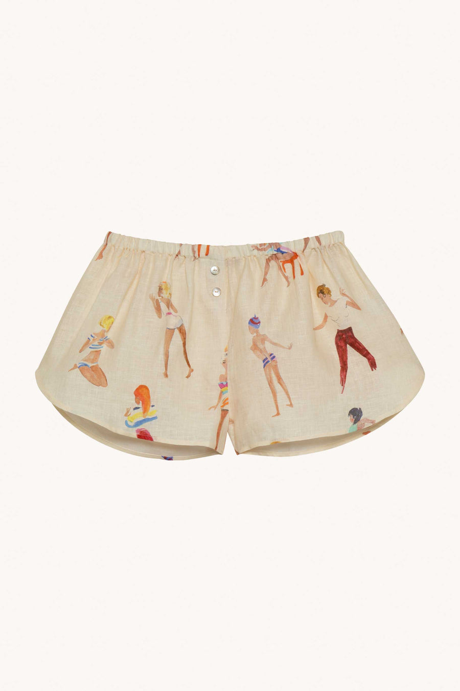 G.KERO - SHORT POUR FEMME EN LIN PLAGE