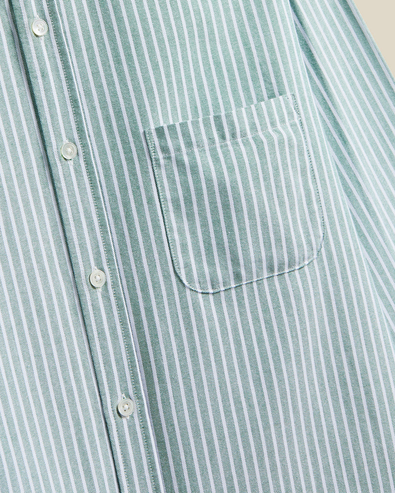 PORTUGUESE FLANNEL - Belavista Stripe Green