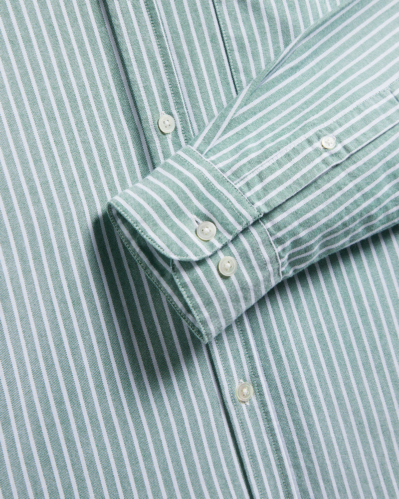 PORTUGUESE FLANNEL - Belavista Stripe Green