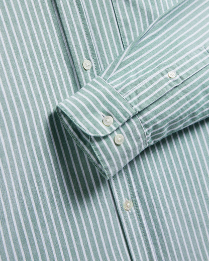 PORTUGUESE FLANNEL - Belavista Stripe Green