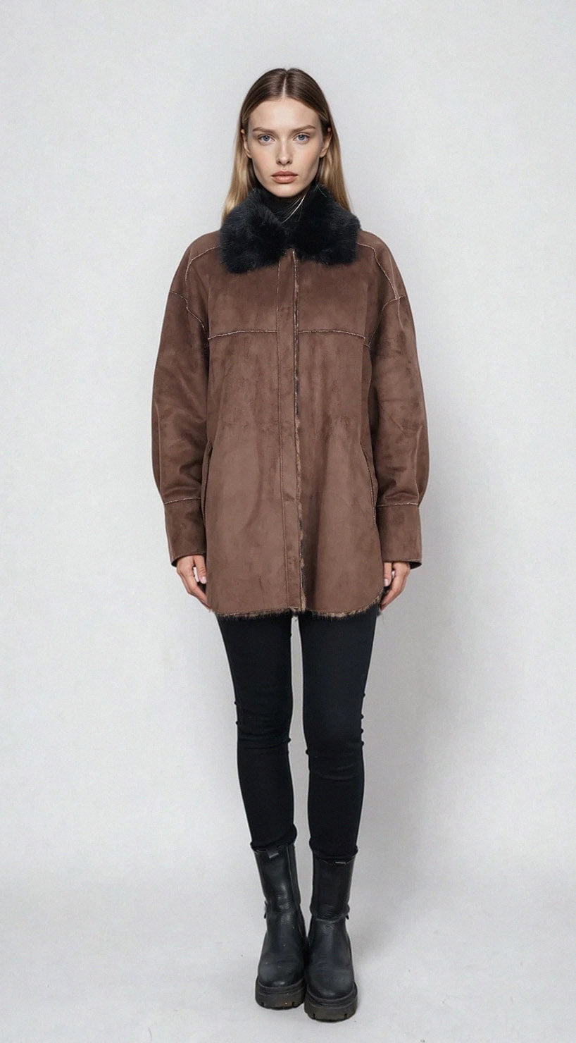 Veste femme Blonde N°8 Nici léopard, vue complémentaire