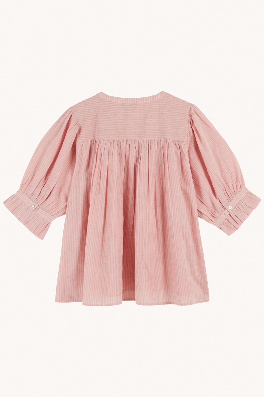 EMILE ET IDA - BLOUSE KHADI À RAYURES