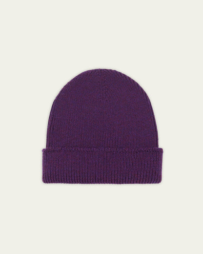 NITTO KNITWEAR - Bonnet Lie de Vin