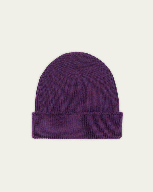 NITTO KNITWEAR - Bonnet Lie de Vin