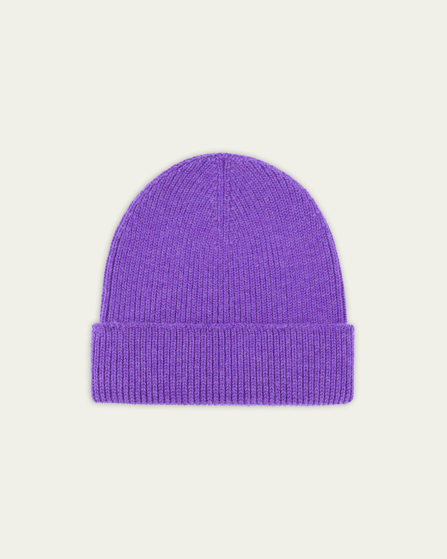 NITTO KNITWEAR - BONNET ARA VIOLET
