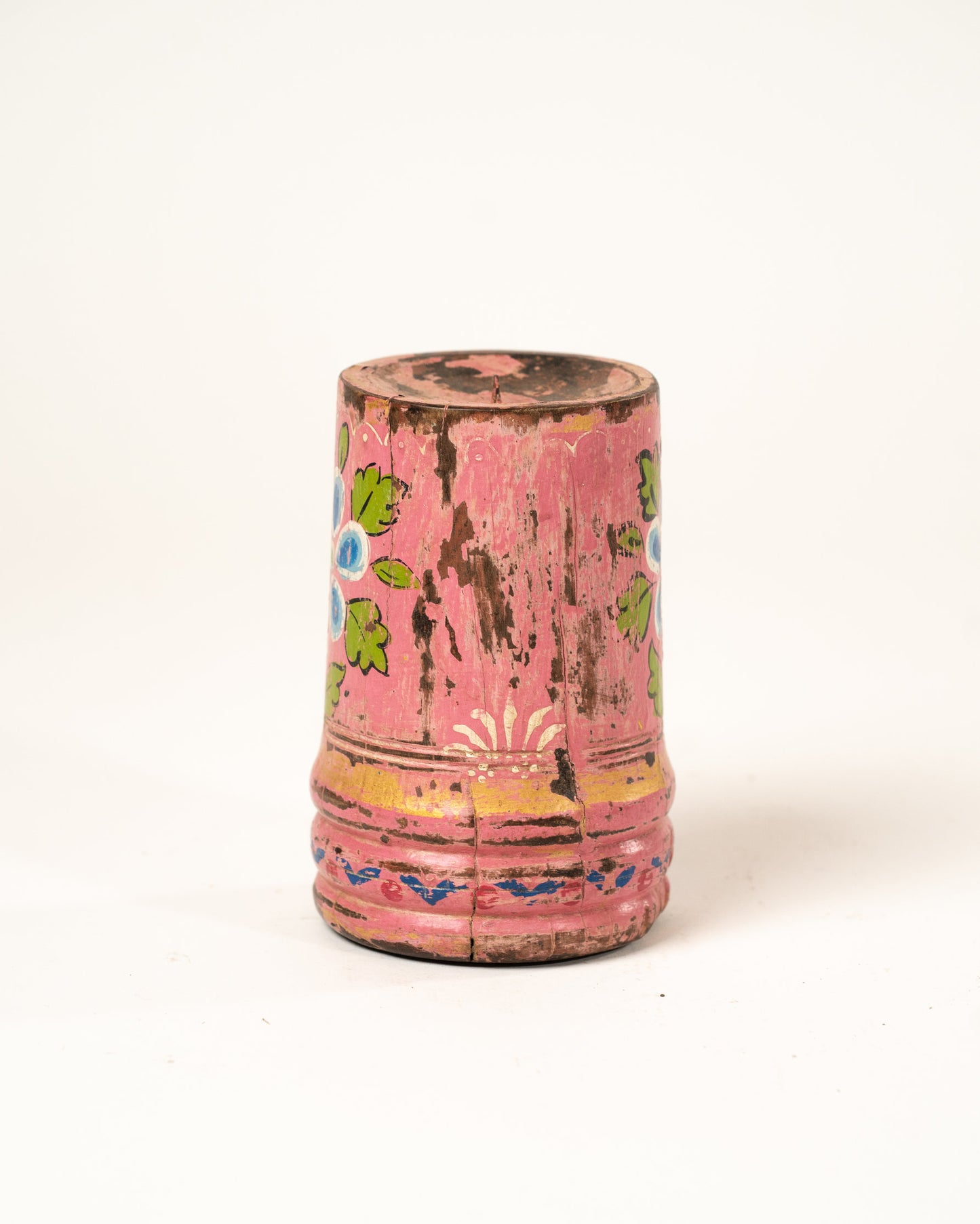 L'ÎLE BLEUE - BOUGEOIR EN ACACIA ROSE