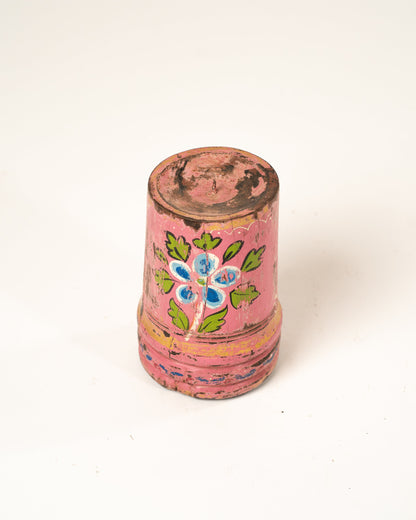 L'ÎLE BLEUE - BOUGEOIR EN ACACIA ROSE