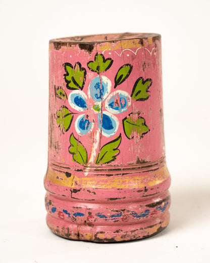 L'ÎLE BLEUE - BOUGEOIR EN ACACIA ROSE