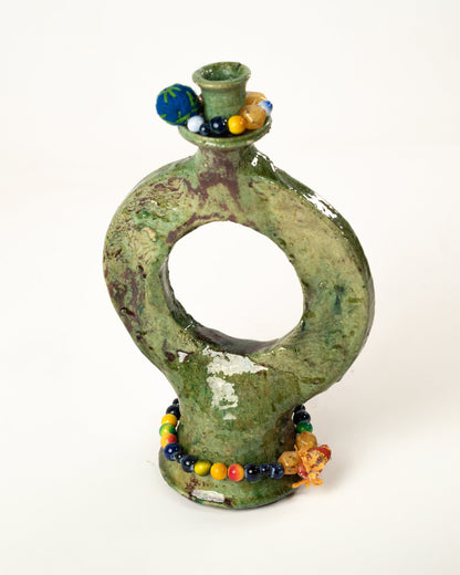 L'ÎLE BLEUE - BOUGEOIR ROND