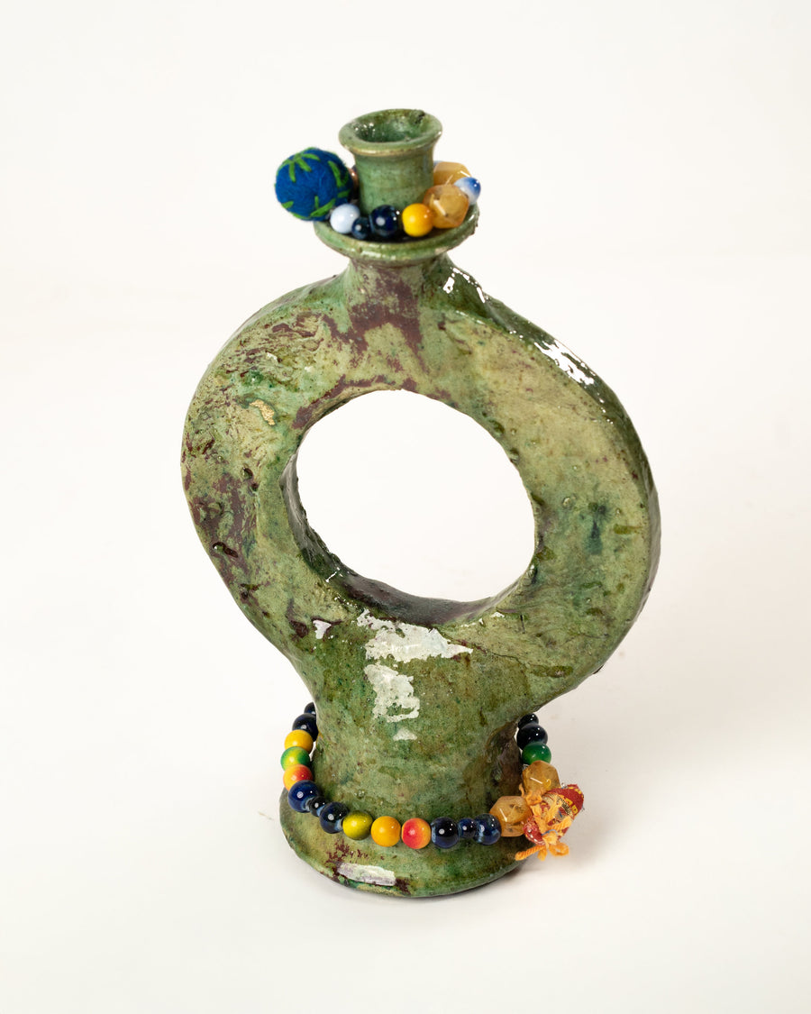 L'ÎLE BLEUE - BOUGEOIR ROND