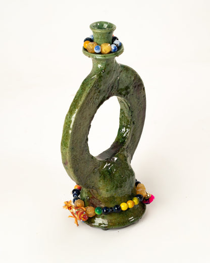 L'ÎLE BLEUE - BOUGEOIR ROND