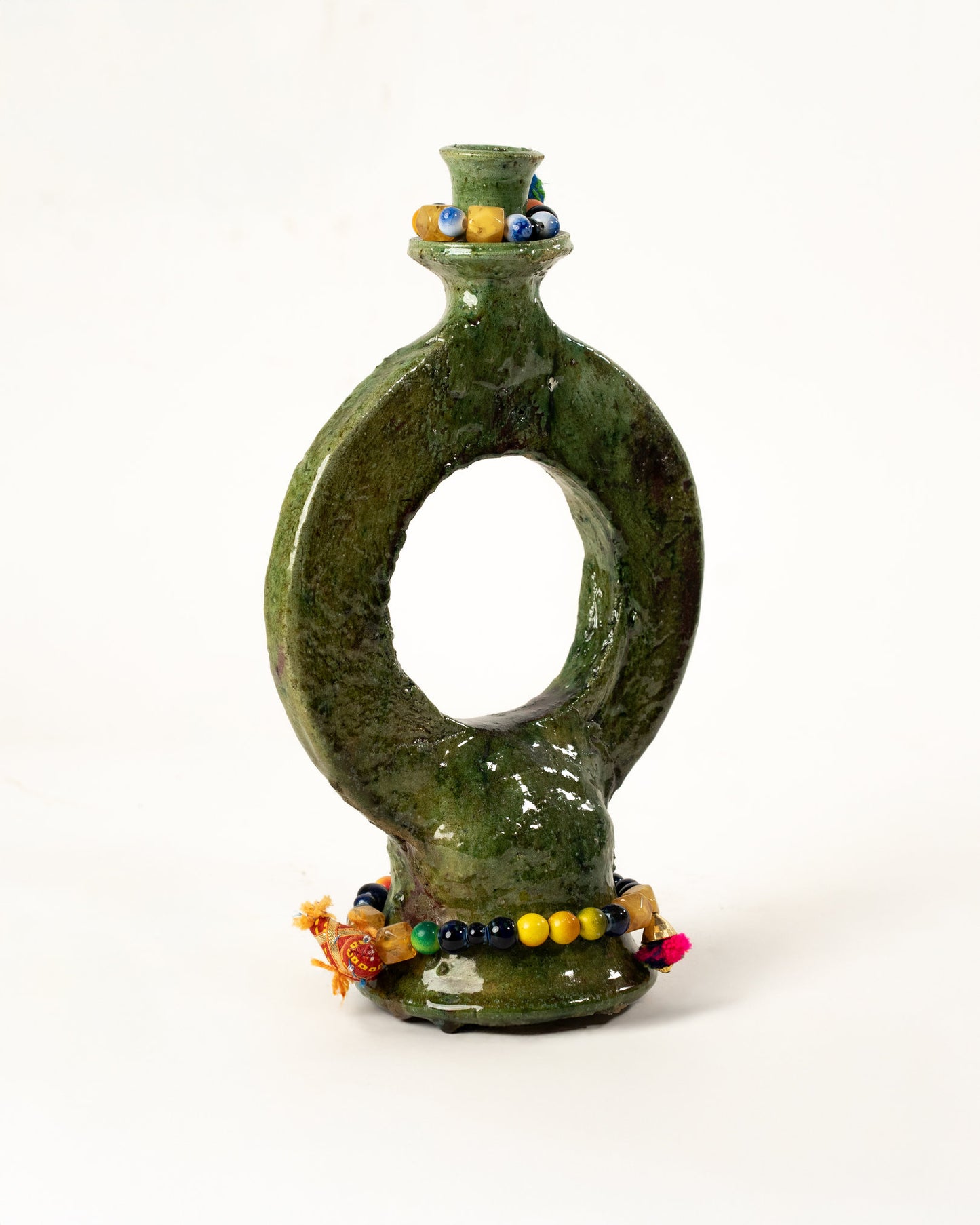 L'ÎLE BLEUE - BOUGEOIR ROND