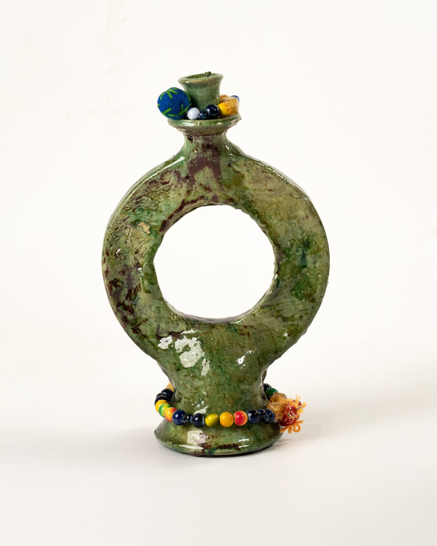 L'ÎLE BLEUE - BOUGEOIR ROND