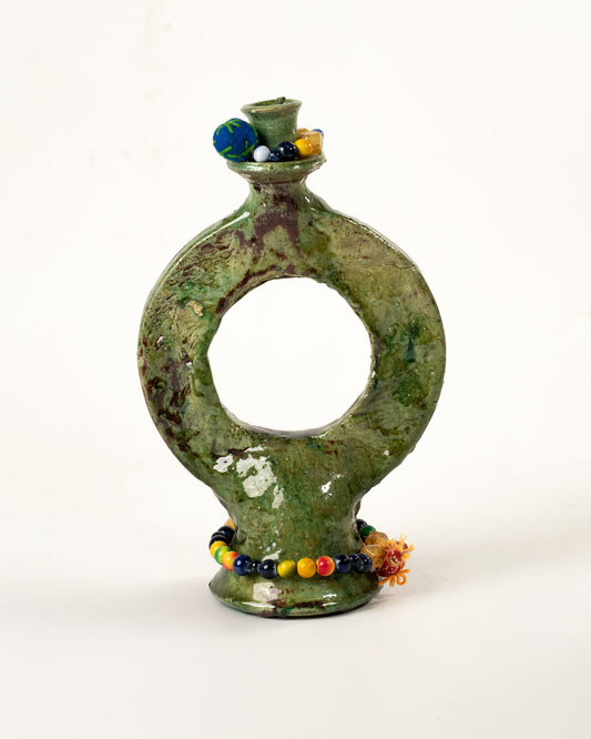 L'ÎLE BLEUE - BOUGEOIR ROND