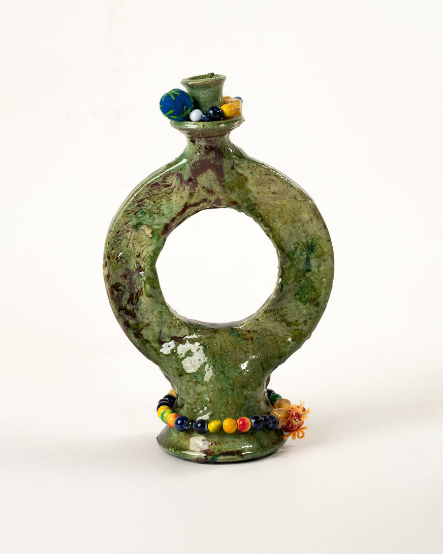 L'ÎLE BLEUE - BOUGEOIR ROND