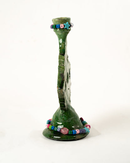 L'ÎLE BLEUE - BOUGEOIR CHAINE VERT