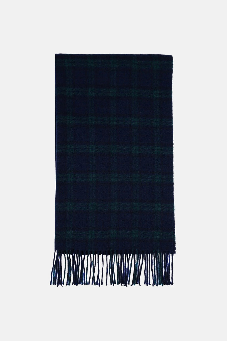 Écharpe homme Baracuta en tartan Blackwatch à franges, vue principale