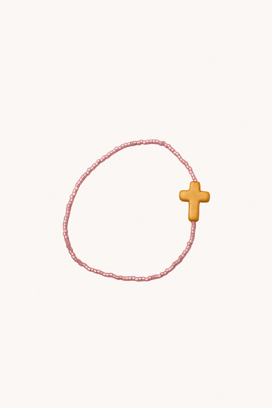 HORTIGLIA - BRACELET POUR HOMME AVEC CROIX ROSE ET JAUNE