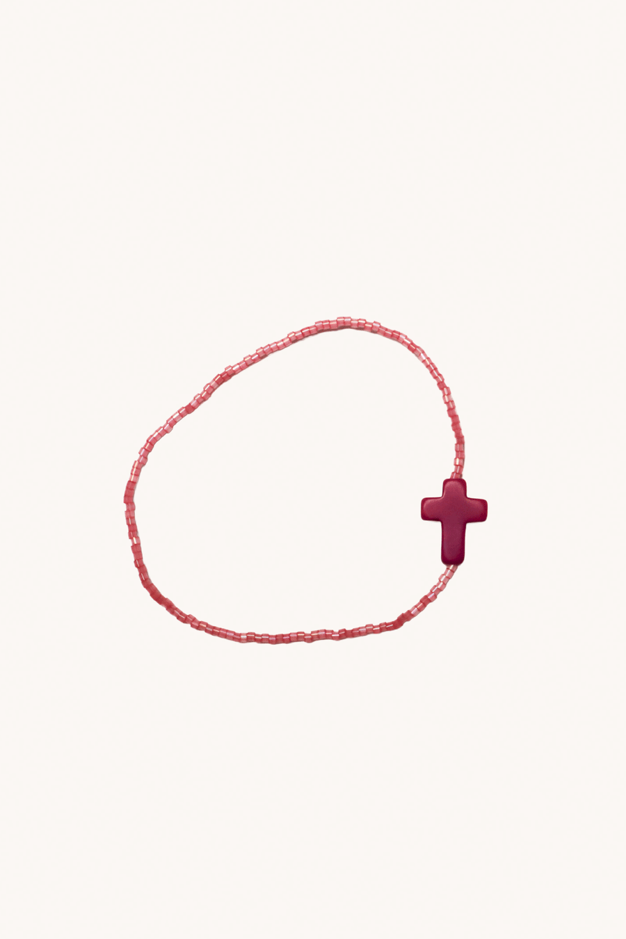 HORTIGLIA - BRACELET POUR HOMME AVEC CROIX ROSE