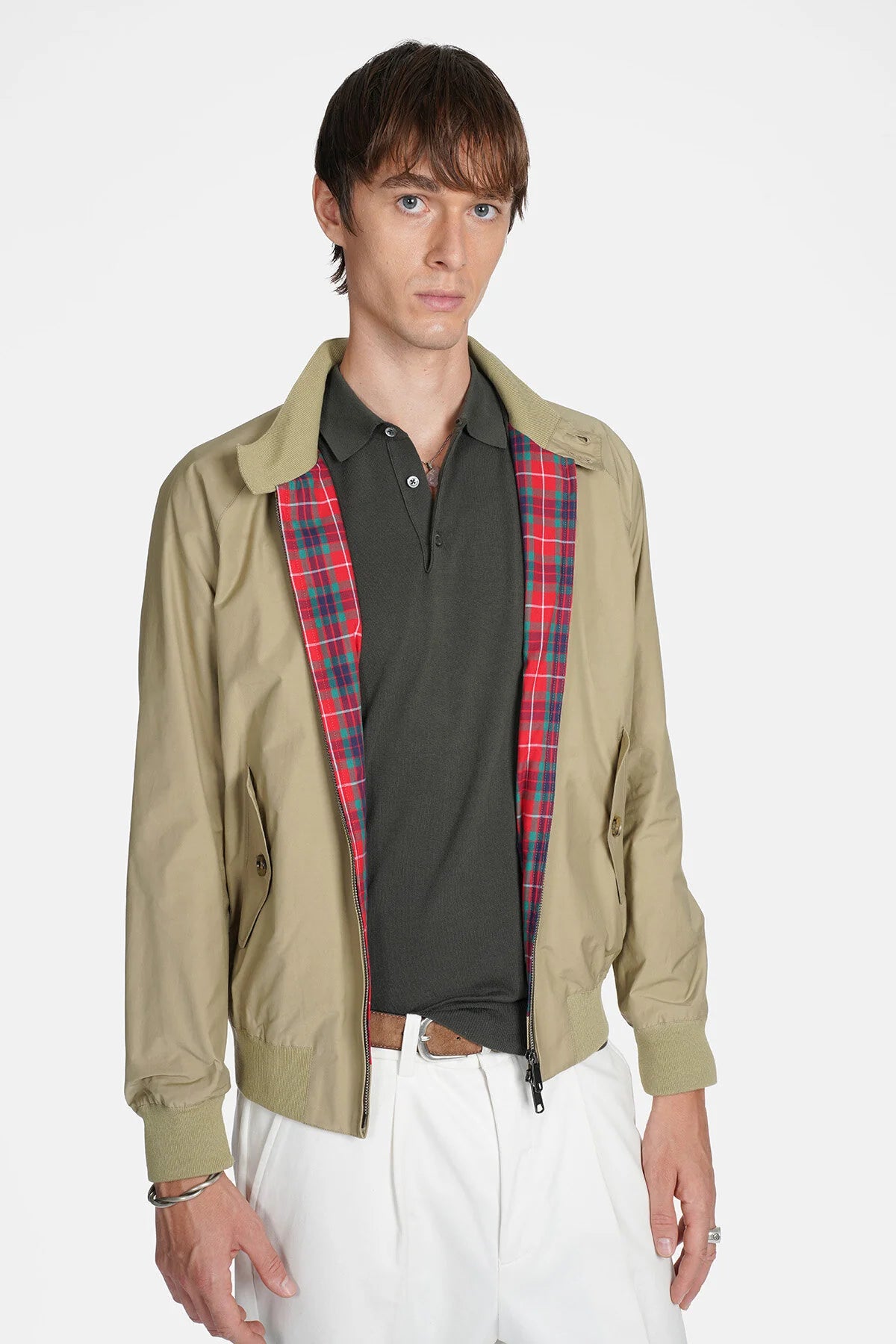 Blouson G9 Harrington Baracuta coloris Natural, troisième vue