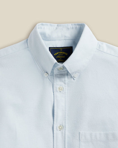 PORTUGUESE FLANNEL - Brushed Oxford Light Blue