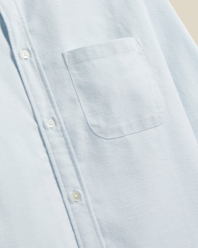 PORTUGUESE FLANNEL - Brushed Oxford Light Blue