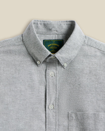 PORTUGUESE FLANNEL - Brushed Oxford Moss Green