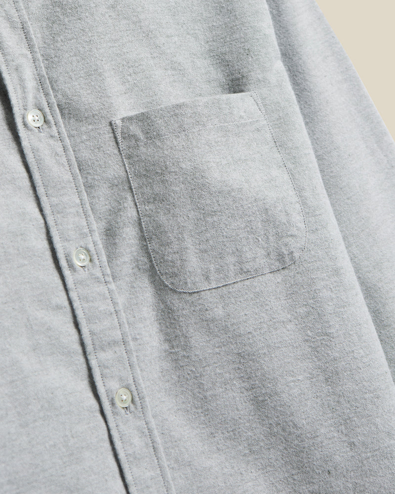 PORTUGUESE FLANNEL - Brushed Oxford Moss Green