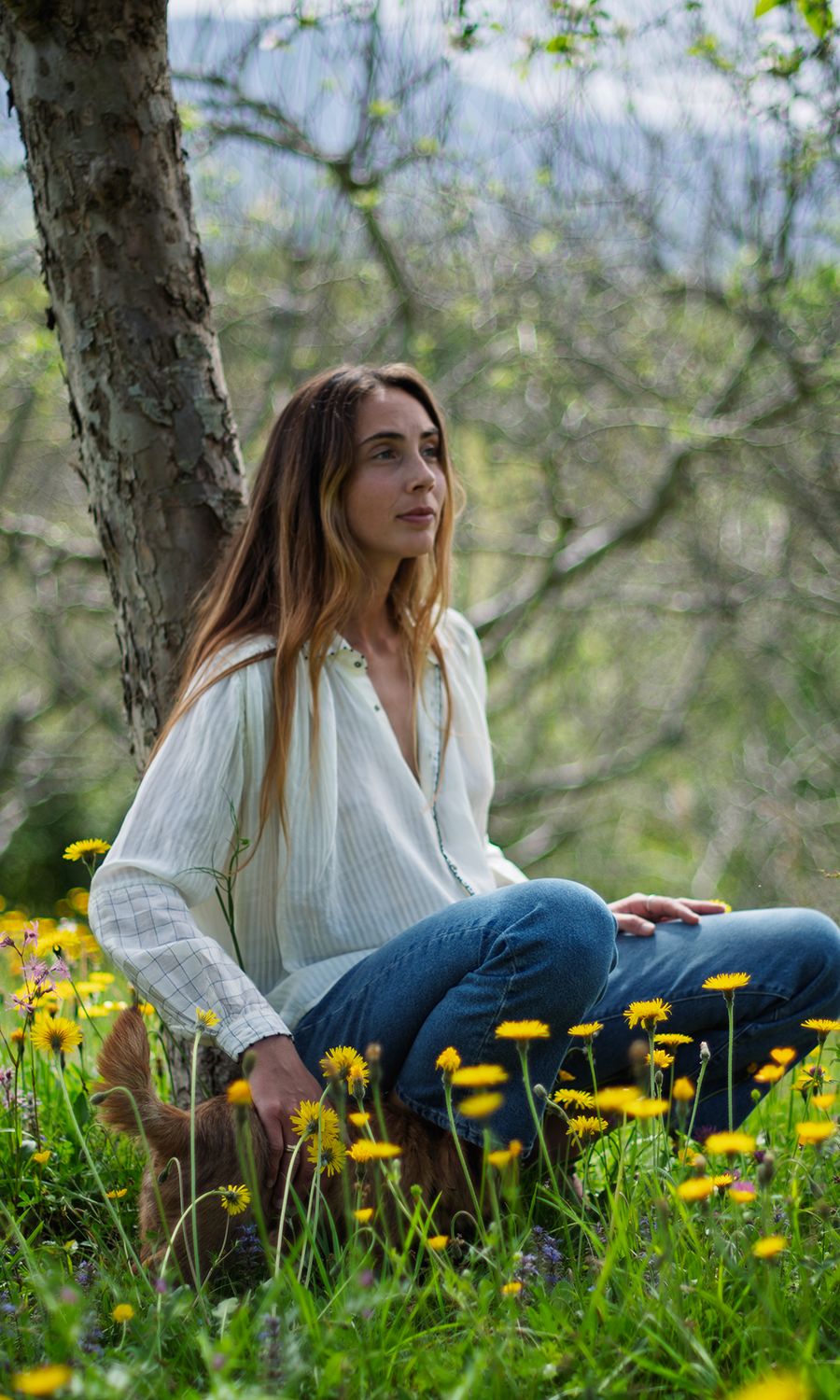 L'ÎLE BLEUE - Blouse Femme Lilyane en soie