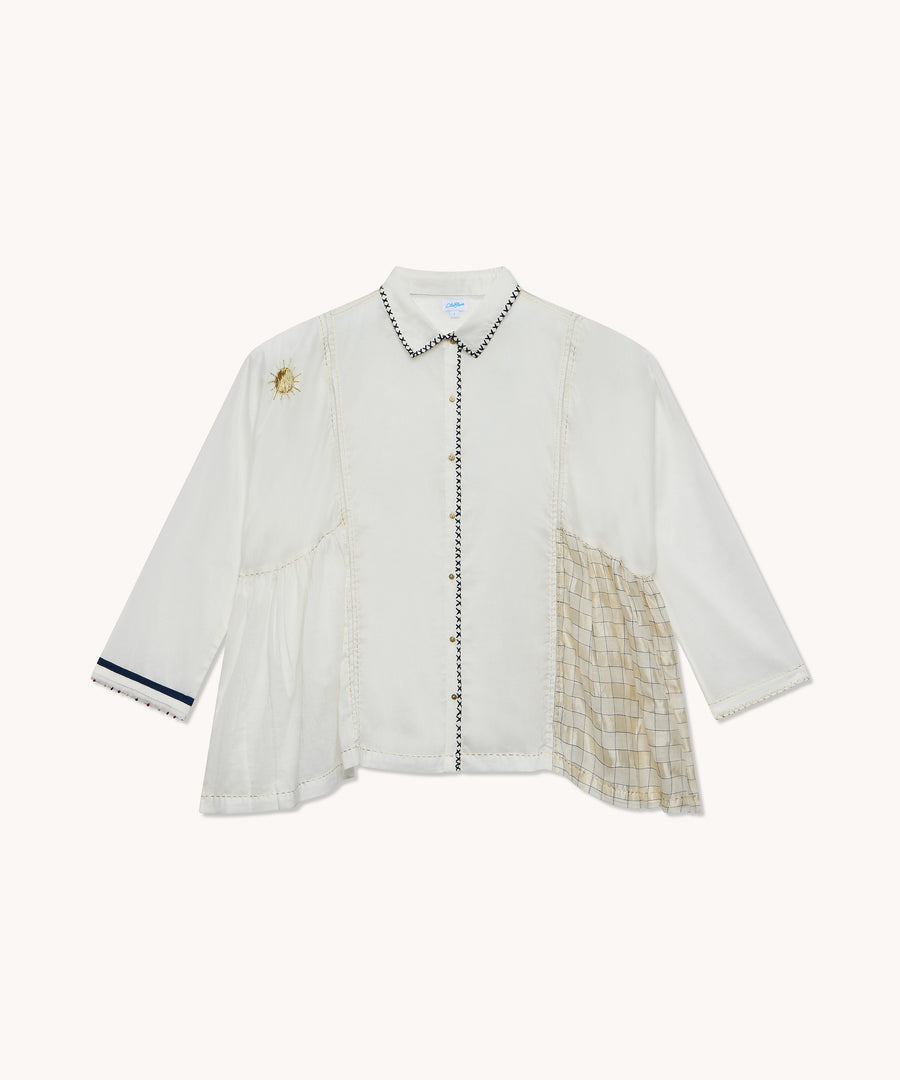 L'ÎLE BLEUE - Blouse Noushka Femme Voile Coton