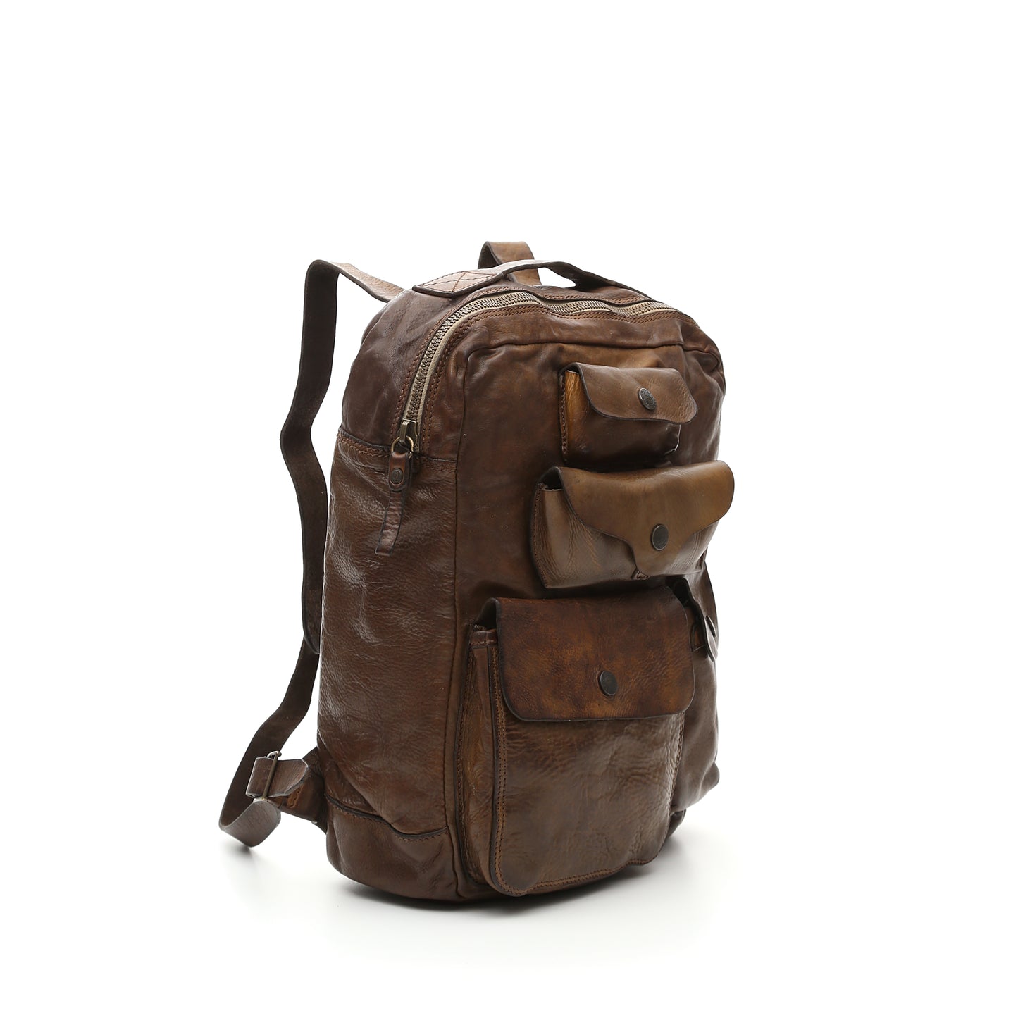 CAMPOMAGGI - Backpack Londra Cognac