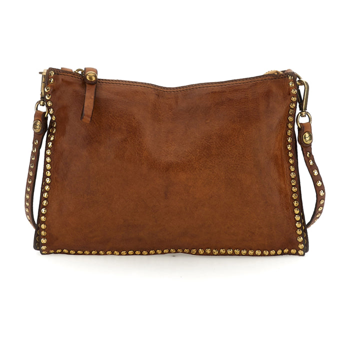 CAMPOMAGGI - POCHETTE EVA COGNAC