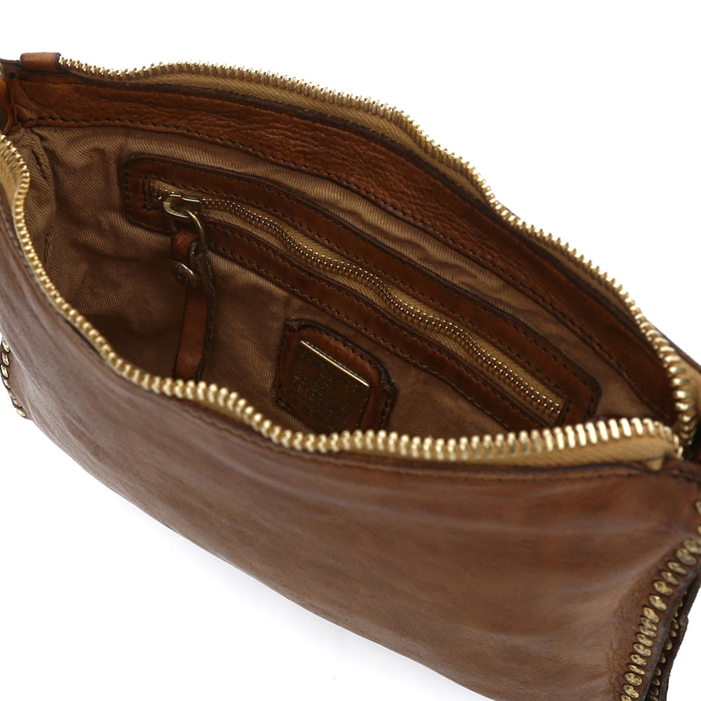 CAMPOMAGGI - POCHETTE EVA COGNAC