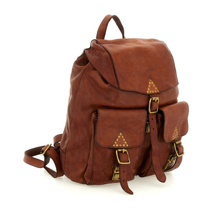 CAMPOMAGGI - SAC BERENICE BACKPACK COGNAC