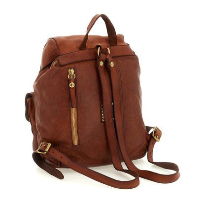 CAMPOMAGGI - SAC BERENICE BACKPACK COGNAC