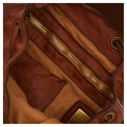 CAMPOMAGGI - SAC BERENICE BACKPACK COGNAC