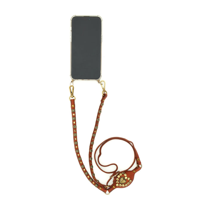 CAMPOMAGGI - PHONE SHOULDER COGNAC