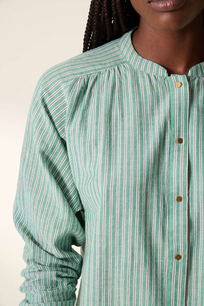 LEON & HARPER - Chemise Col Stripes