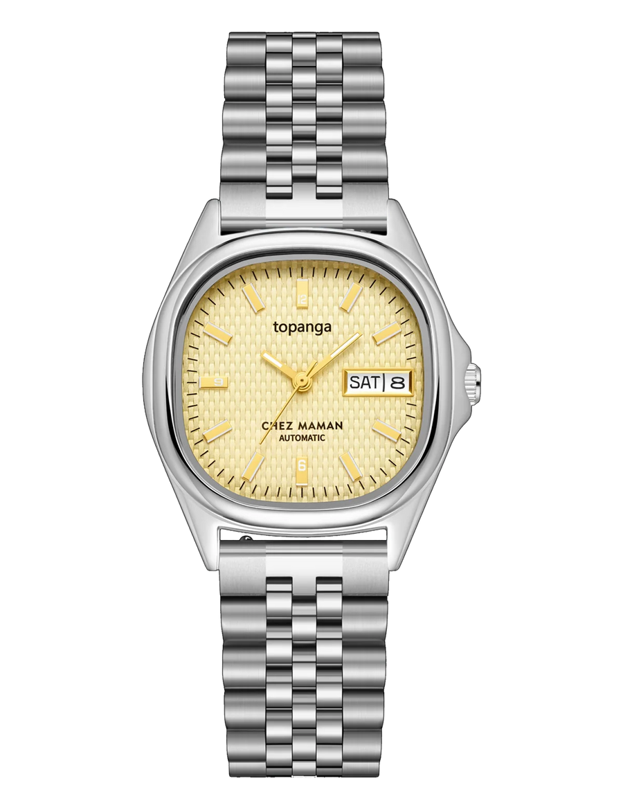Montre Chez Maman Topanga Desert Sand bracelet jubilee, vue principale