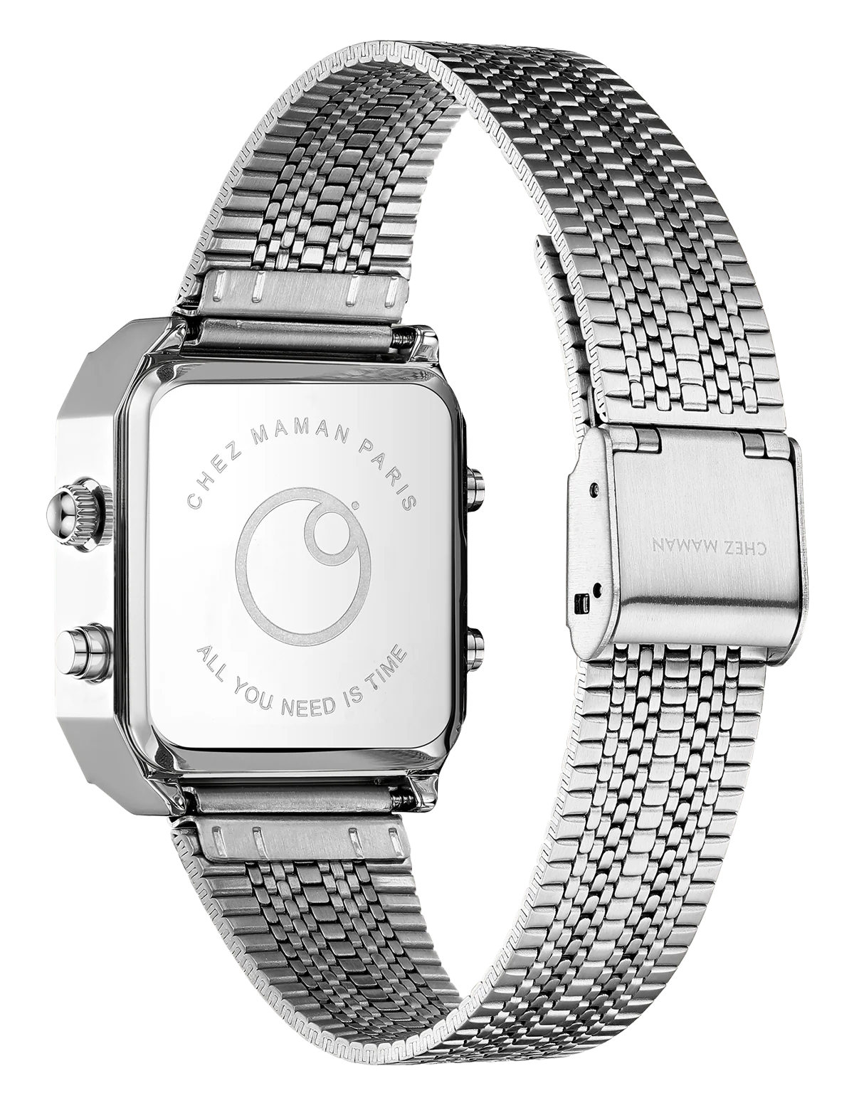 Montre Chez Maman La Twin Safari bracelet milanais, deuxième vue