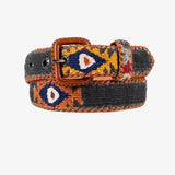LA MANSA - CEINTURE TISSÉE - GRIS FONCÉ