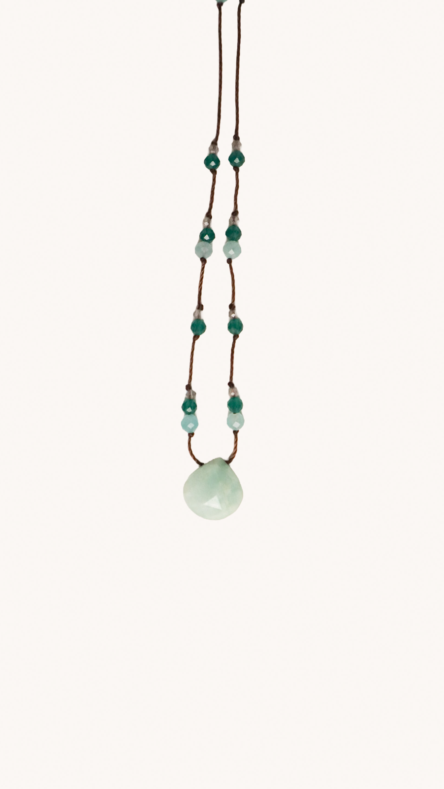 RHAKI ME - Collier Pour Femme En Amazonite Turquoise