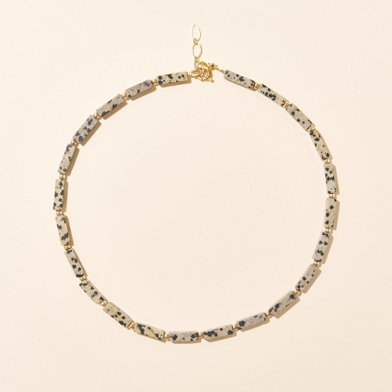 CAMILLE COLETTE STUDIO - COLLIER BAIA JASPE DALMASIEN