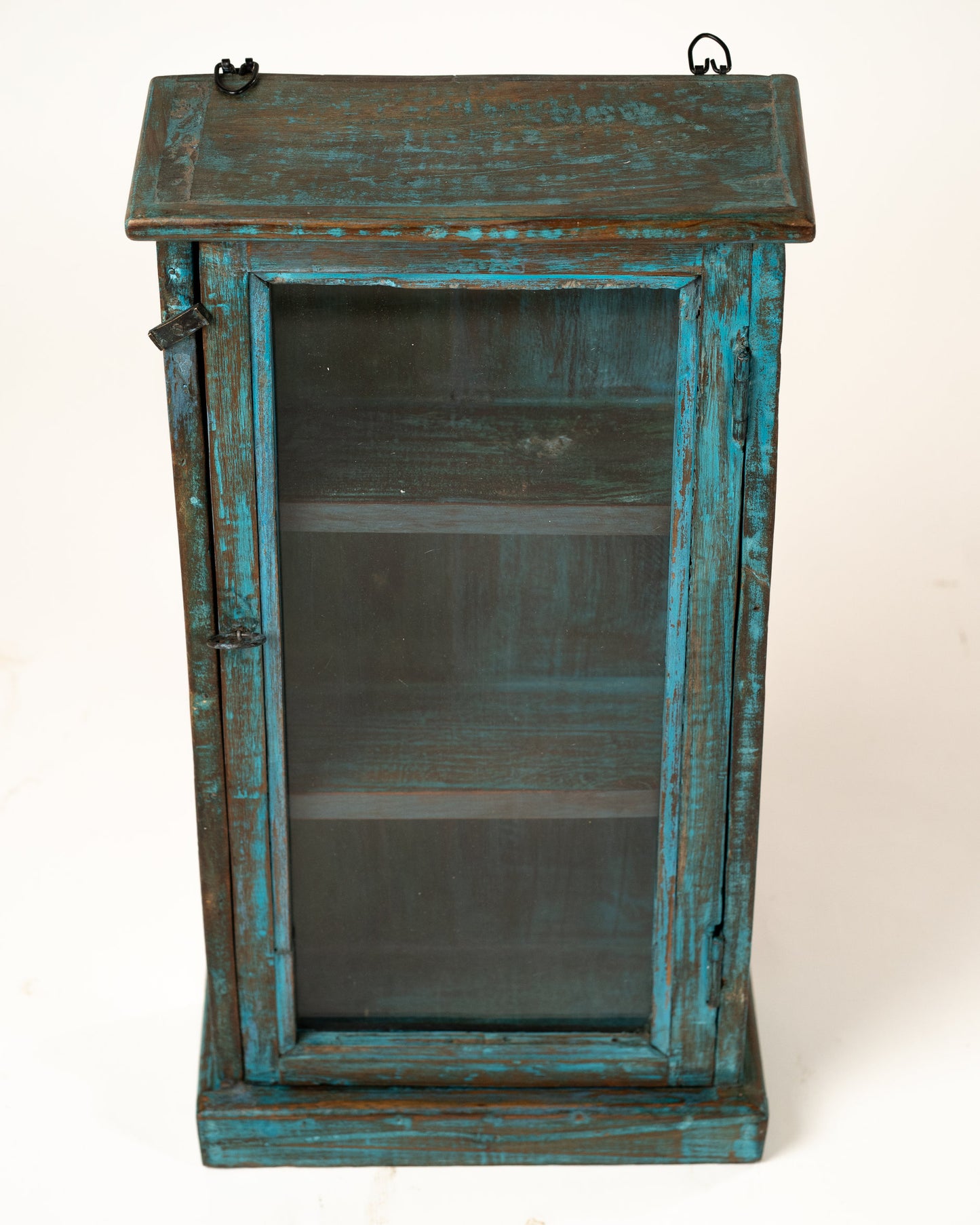 L'ÎLE BLEUE - VITRINE EN BOIS