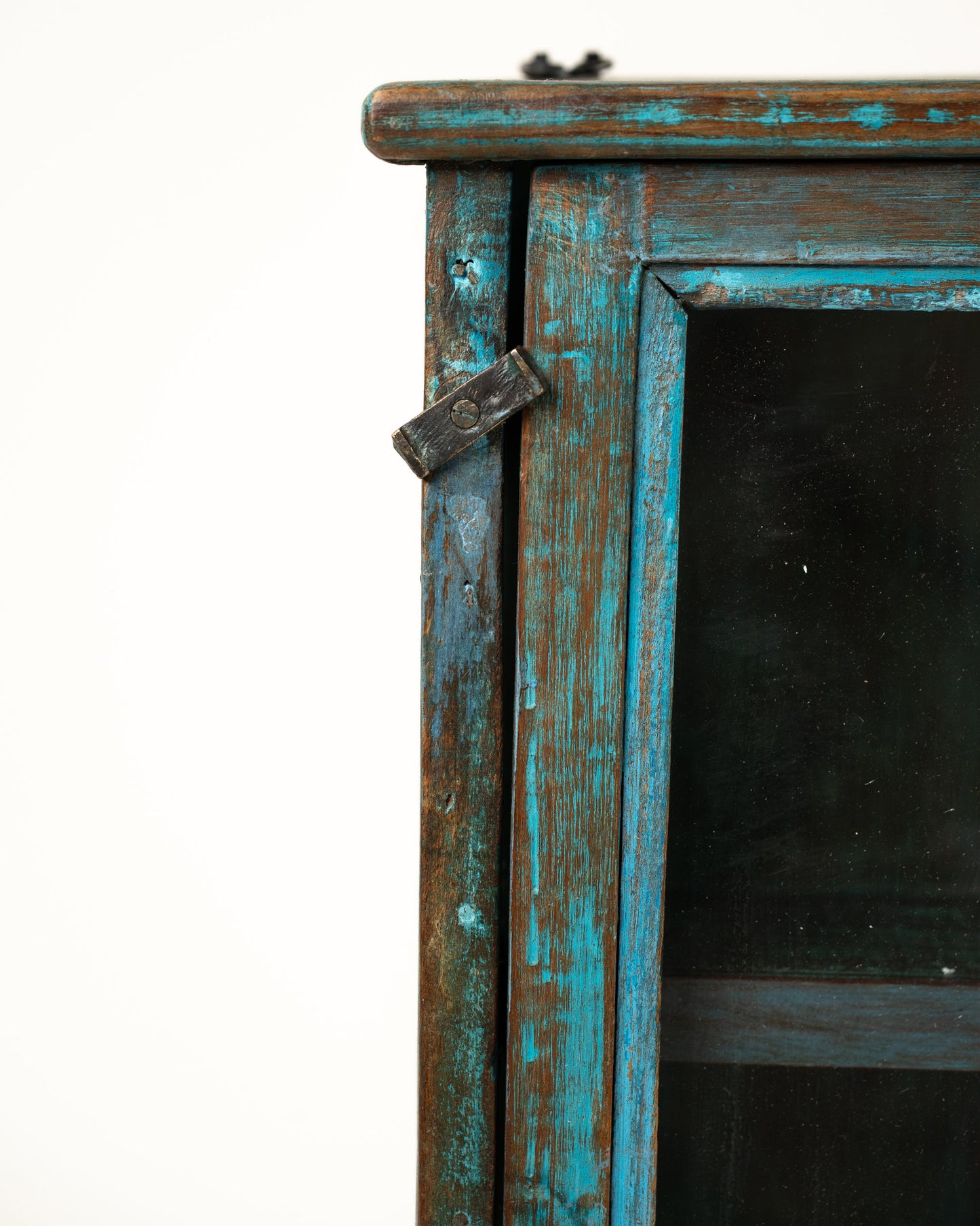 L'ÎLE BLEUE - VITRINE EN BOIS