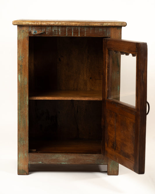 L'ÎLE BLEUE - TABLE DE NUIT EN BOIS