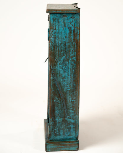 L'ÎLE BLEUE - VITRINE EN BOIS